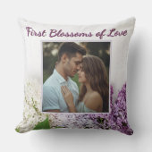 First Blossoms of Love Pillow | Personalized  クッション (正面)