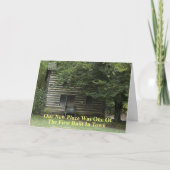 First Built In Town – 住おもしろい所の変更 案内状 (正面)