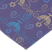 First Candle of Hanukkahフェスティバルof Lightsパーティー ミディアムテーブルランナー (コーナー)