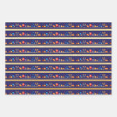 First Candle of Hanukkahフェスティバルof Lightsパーティー ラッピングペーパーシート (正面3)