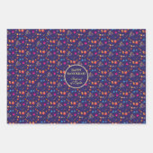 First Candle of Hanukkahフェスティバルof Lightsパーティー ラッピングペーパーシート (正面)