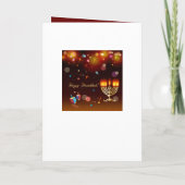 First Candle of Hanukkahフェスティバルof Lightsパーティー 招待状 (裏面)