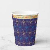 First Candle of Hanukkahフェスティバルof Lightsパーティー 紙コップ (裏面)