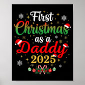 First Christmas As A Daddy 2025 New Dad Xmas  ポスター (正面)