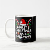 First Christmas As A Grammy New Grammy  コーヒーマグカップ (左)