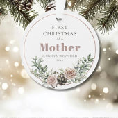 First Christmas as a Mother Name Year オーナメント