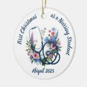 First Christmas as a Nursing Student セラミックオーナメント (左)