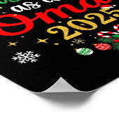 First Christmas As A Oma 2025 New Mommy Xmas  ポスター (角)
