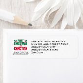FIRST CHRISTMAS AS CHRISTIAN New Believer Address ラベル (インサイチュ)