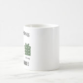 First Christmas as Family of Three Gift コーヒーマグカップ (中央)