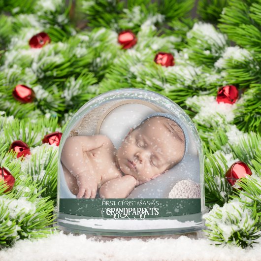 First Christmas as Grandparents Gift Snow Globes (クリスマス)