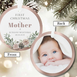 First Christmas as Mother Photo Keepsake オーナメント