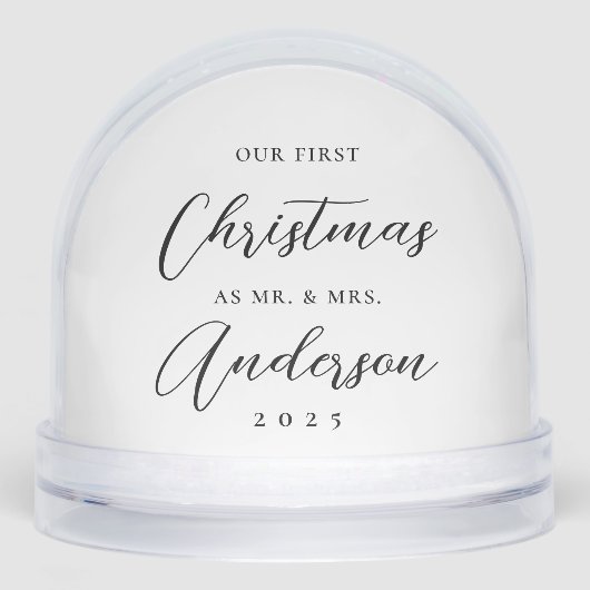 First Christmas as Mr. and Mrs. Newlywed Holiday (正面)