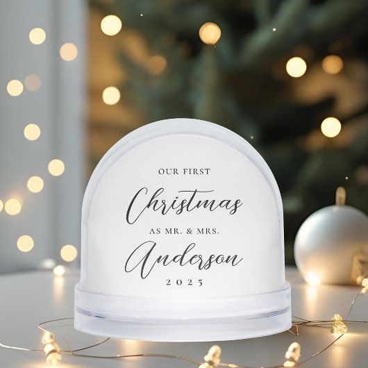 First Christmas as Mr. and Mrs. Newlywed Holiday