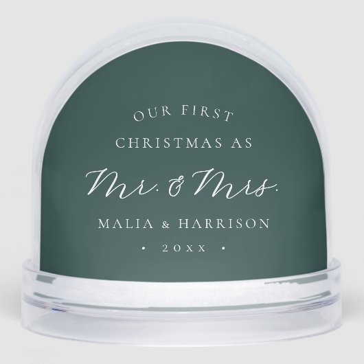 First Christmas as Mr. & Mrs. Wedding Photo (正面)