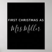 First Christmas As Mrs D Name ポスター (正面)