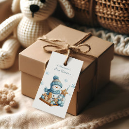 First Christmas Birth Announcement ギフトタグ