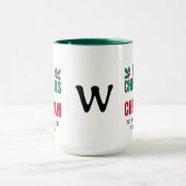 FIRST CHRISTMAS CHRISTIAN Custom Monogram マグカップ (中央)