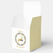 First Christmas Deer with Wreath Yellow Customize フェイバーボックス (オープン)