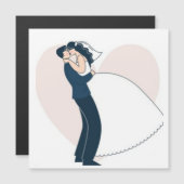 First Christmas Engaged Hand-Drawn Couple  (正面/裏面)