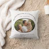 First Christmas Family of Three Newborn Baby クッション (ブランケット)