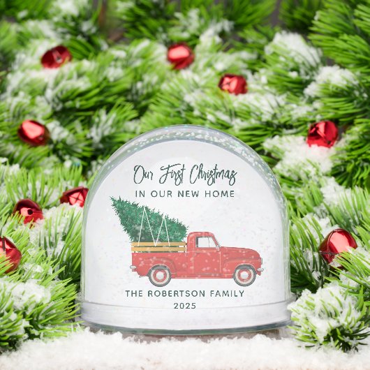 First Christmas Family Photo Modern Custom (クリスマス)