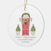 First Christmas in New Home セラミックオーナメント (左)