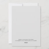 First Christmas in New Home Holiday Card シーズンカード (裏面)