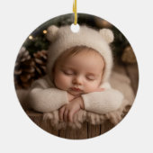  First Christmas Keepsake セラミックオーナメント (裏面)