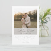 First Christmas Married Little Christmas Newlywed シーズンカード (スタンド正面)