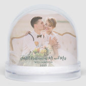 First Christmas Married Wedding Photos Custom (正面)