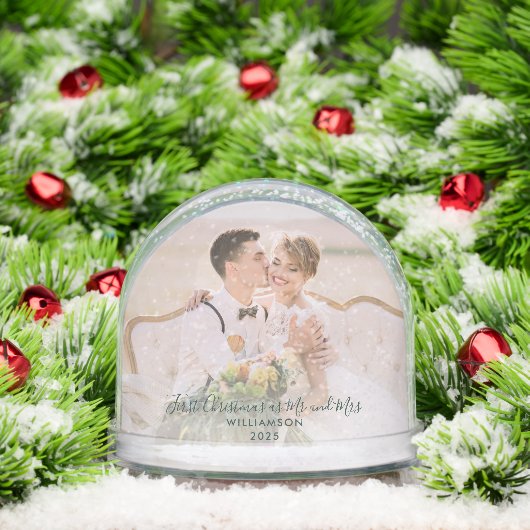First Christmas Married Wedding Photos Custom (クリスマス)