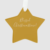 First Christmas nativity  オーナメント (裏面)