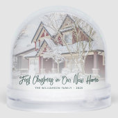 First Christmas New Home Family Photos Custom (裏面)