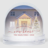First Christmas New Home Photo Red Script 2025 (裏面)