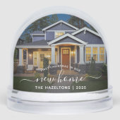 First Christmas New Home Photo White Script 2025 (正面)