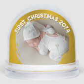First Christmas Newborn Baby Gold (正面)