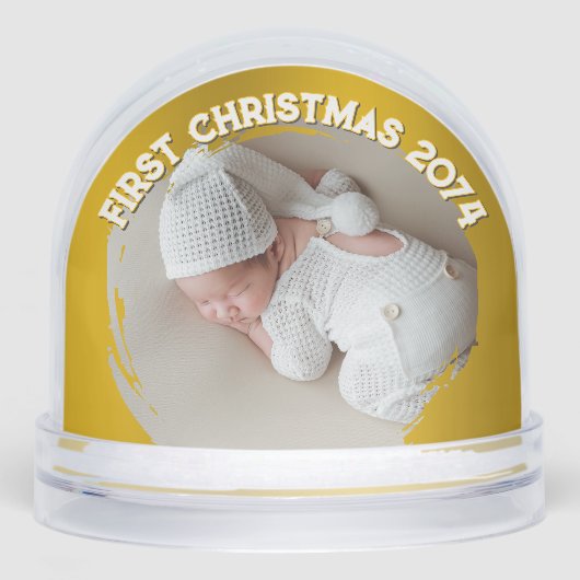 First Christmas Newborn Baby Gold (正面)