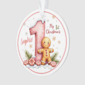 First Christmas Ornament  オーナメント (正面)