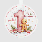 First Christmas Ornament  オーナメント (正面)