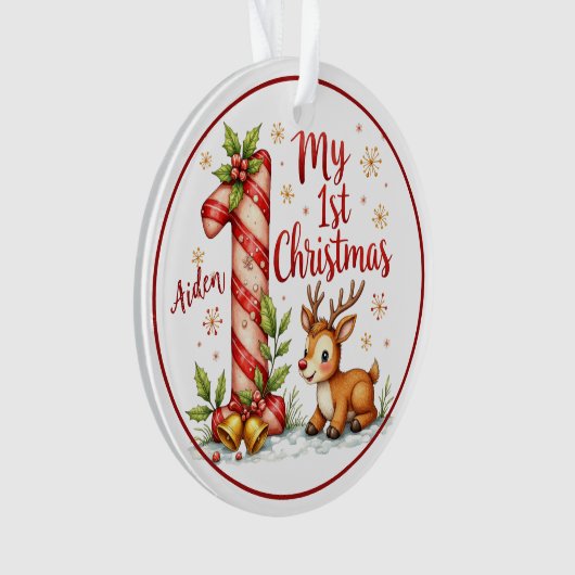 First Christmas Ornament オーナメント (正面)