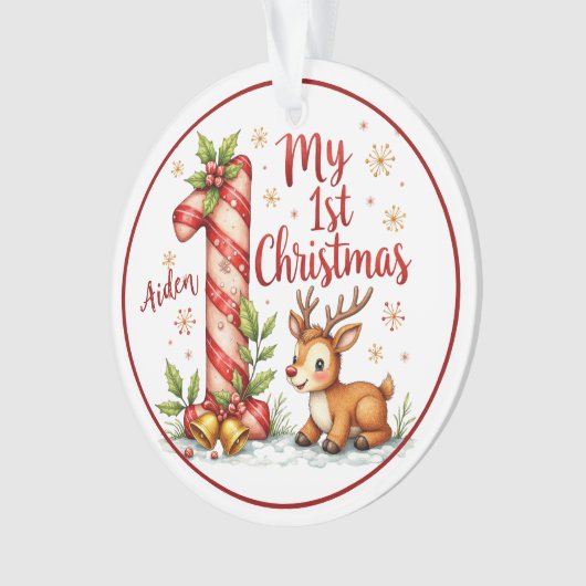 First Christmas Ornament オーナメント (正面)