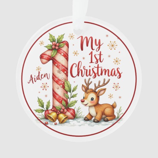 First Christmas Ornament オーナメント (正面)