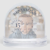 First Christmas Photo Gallery Birth Stats Keepsake (裏面)