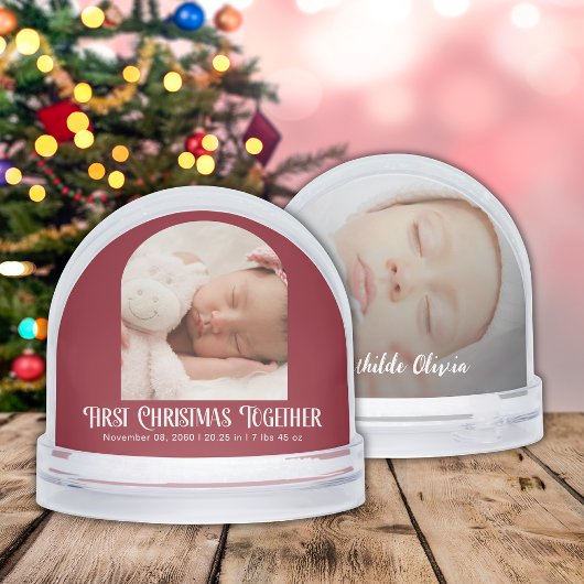 First Christmas Together Baby Birth Stats 2 Photos
