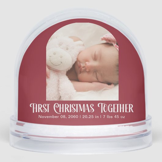 First Christmas Together Baby Birth Stats 2 Photos (正面)
