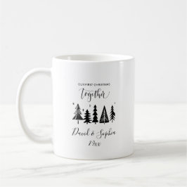 First Christmas Together Mug – Custom Names & Year コーヒーマグカップ