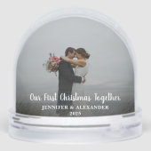 First Christmas Together photo Snow Globe (裏面)