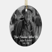 First Christmas Without You Memorial Photo セラミックオーナメント (右)