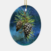 First Chrstmas together decoration, pine cone セラミックオーナメント (右)